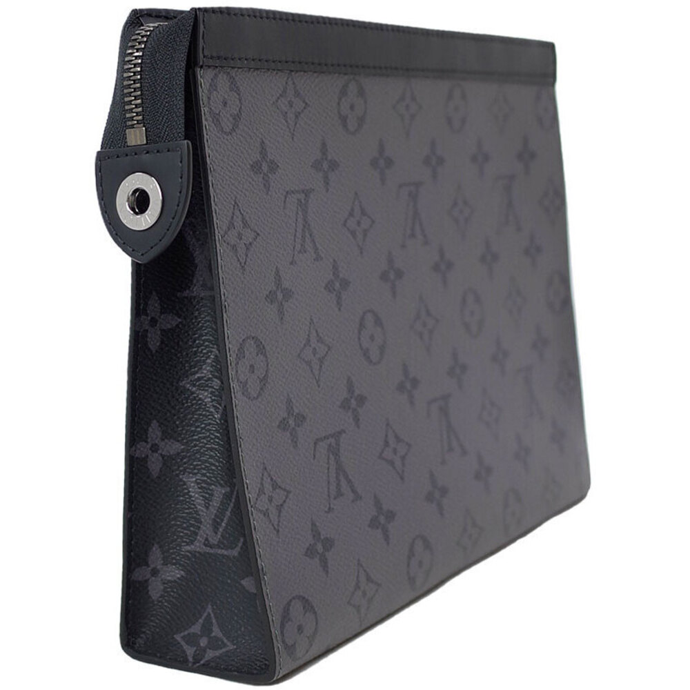 Louis Vuitton Bag Black Monogram Shoulder Pochette Eclipse Reverse Voyage